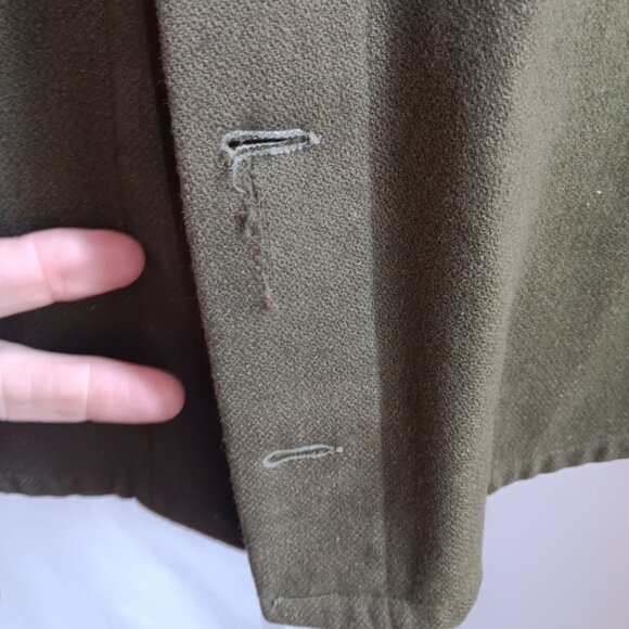 Men's Medium Vintage Shirt Army OG 108 Vietnam Military Distress 1960s 70s - Picture 5 of 11